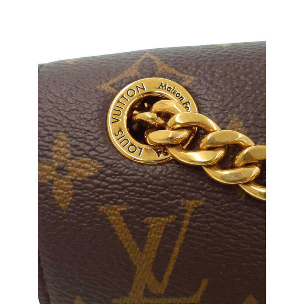 Louis Vuitton Monogram Leather Brown Passy Chain Shoulder Bag - Picture 6 of 8